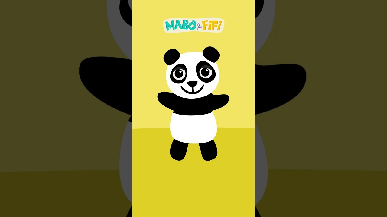 URSO PANDA | S&eacute;rie Formas @maboefifi  #desenhoinfantil