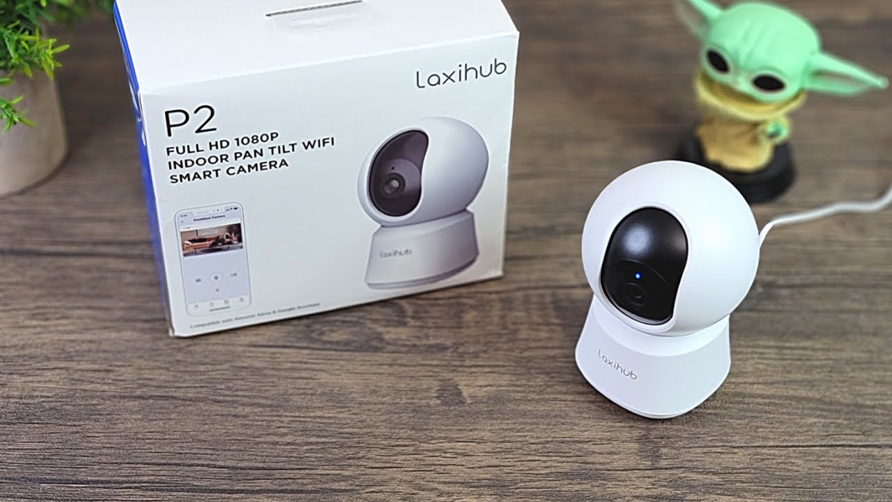 Laxihub P2 | Интеллектуальная камера 1080P HD с функцией панорамирования/наклона и ИИ-распознаванием