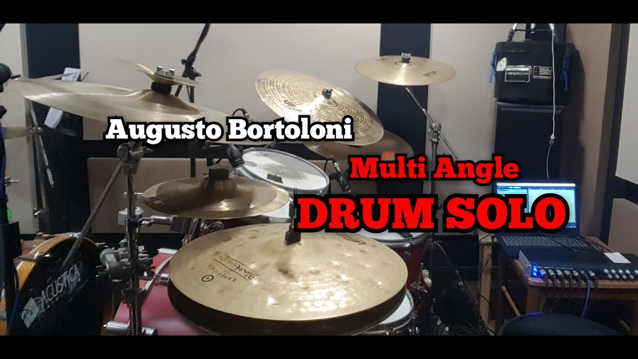 DRUM SOLO - multi angle -Augusto Bortoloni #ufip #ufipcymbals #roll #drumsolo #solo #cymbals #sticks
