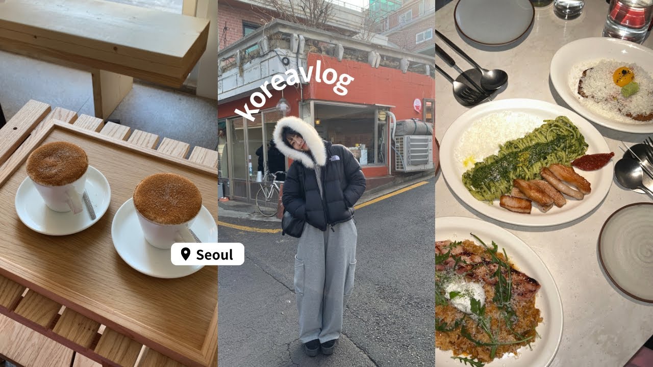 ソウルvlog｜極寒2泊3日 姉弟旅行👫｜韓国の結婚式💒｜カフェ巡り☕️｜初の두바이 쫀득쿠키🧆 −10℃のソウルで起きたこと