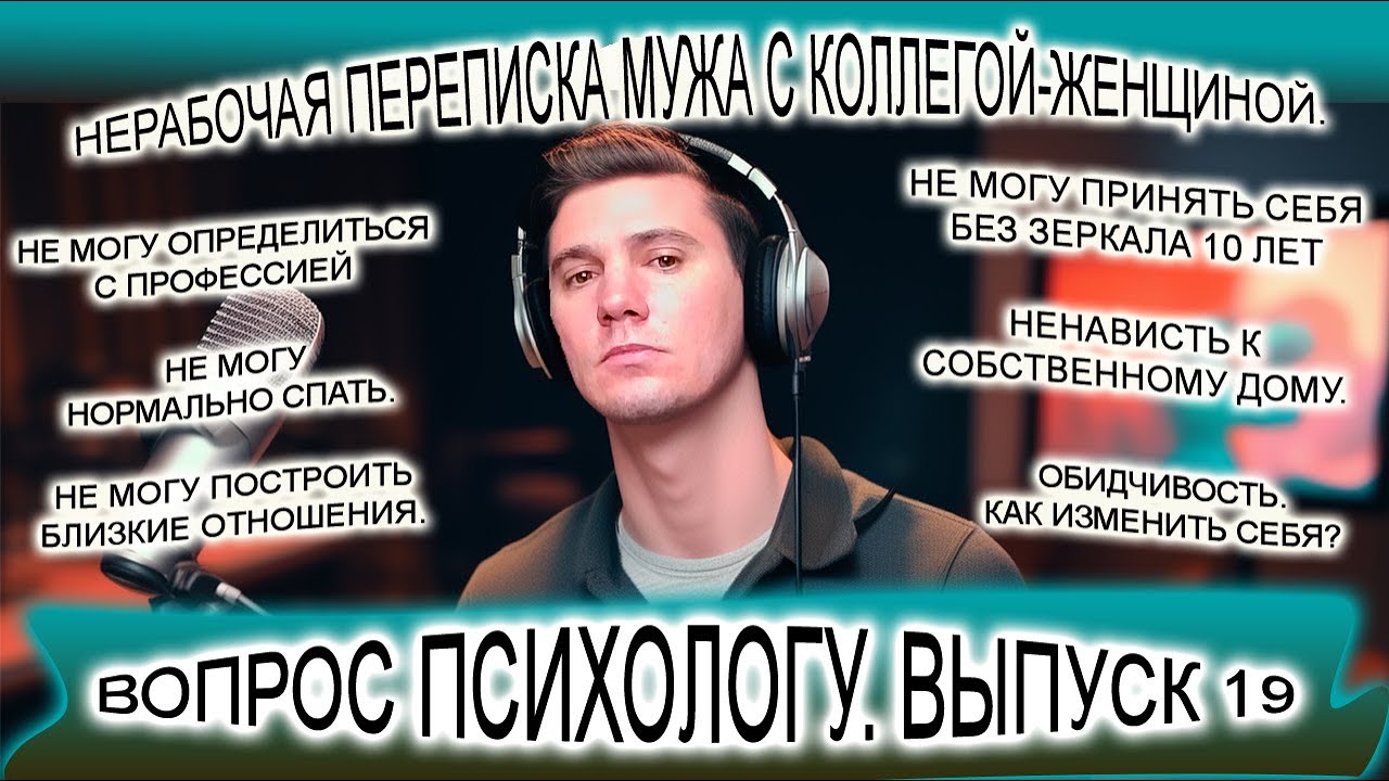 Вопрос психологу. Выпуск 19. Нерабочая переписка м. Ненависть к своему дому. Постоянно меняю работу.