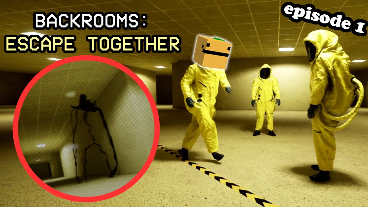 New HORROR game!  Tawang-tawa kami dito🤣- (FILIPINO) Backrooms: Escape Together ep. 1