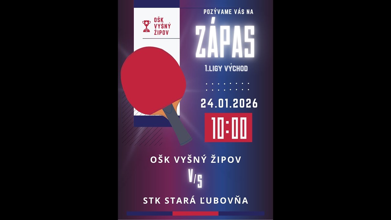 Stôl č.1: OŠK VYŠNÝ ŽIPOV -STK Stará Ľubovňa/Jakubany