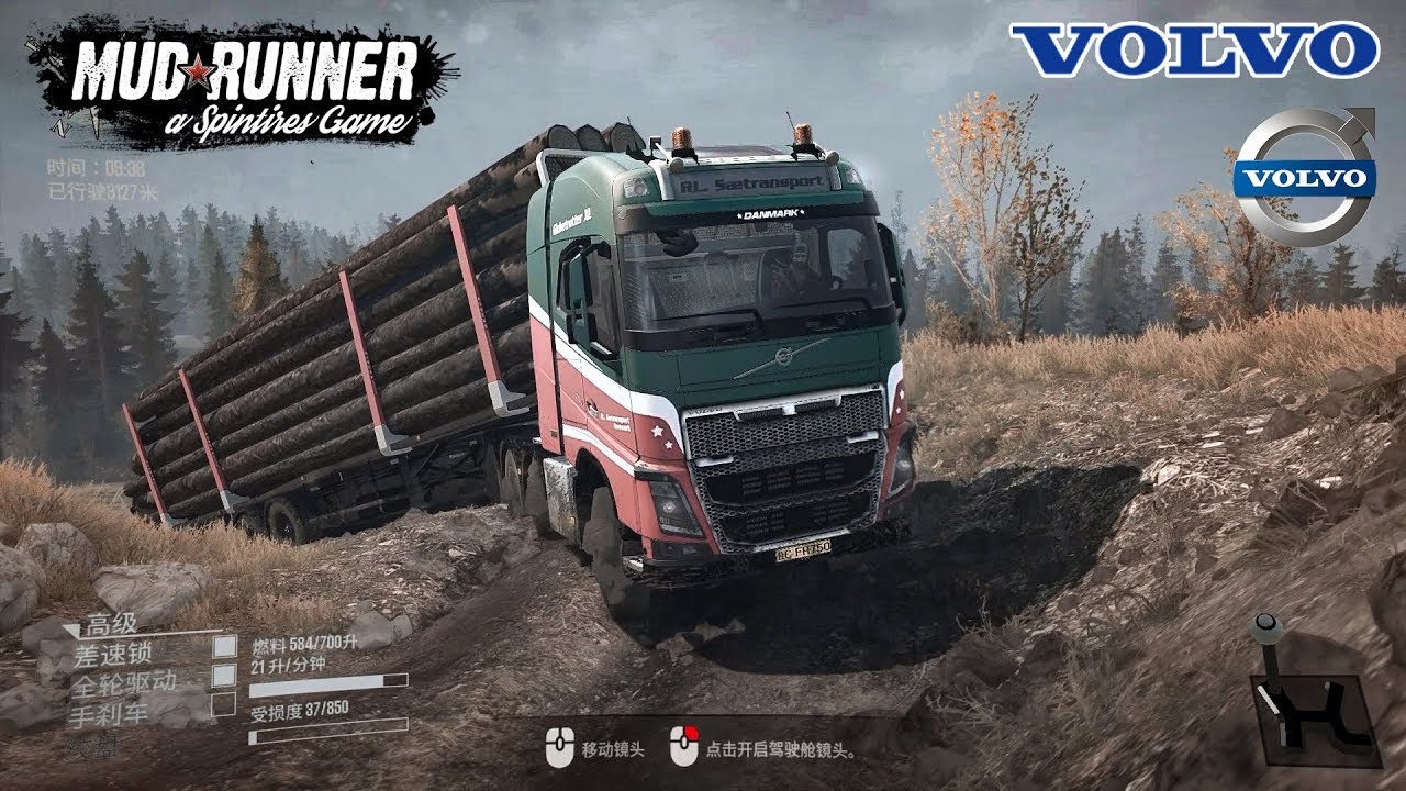 Spintires旋轉輪胎：MudRunner - VOLVO FH16 8X4 V2.0