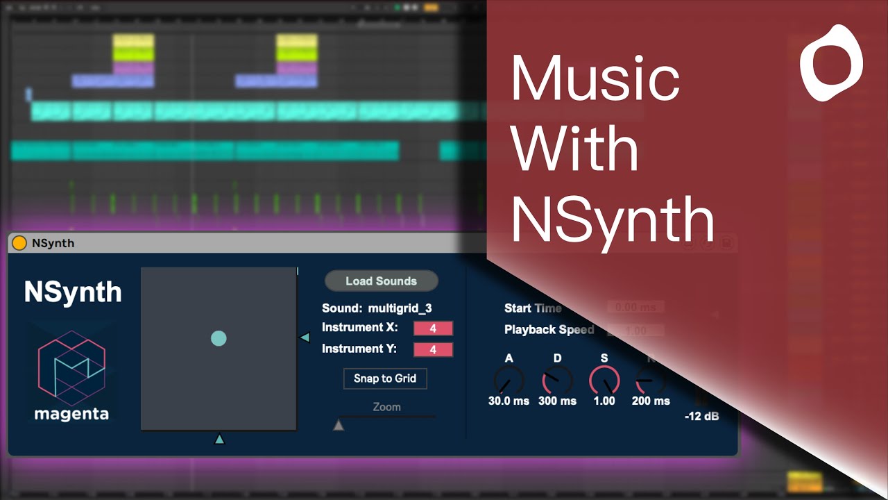 NSynth Ableton Live Instrument - Overview and Song