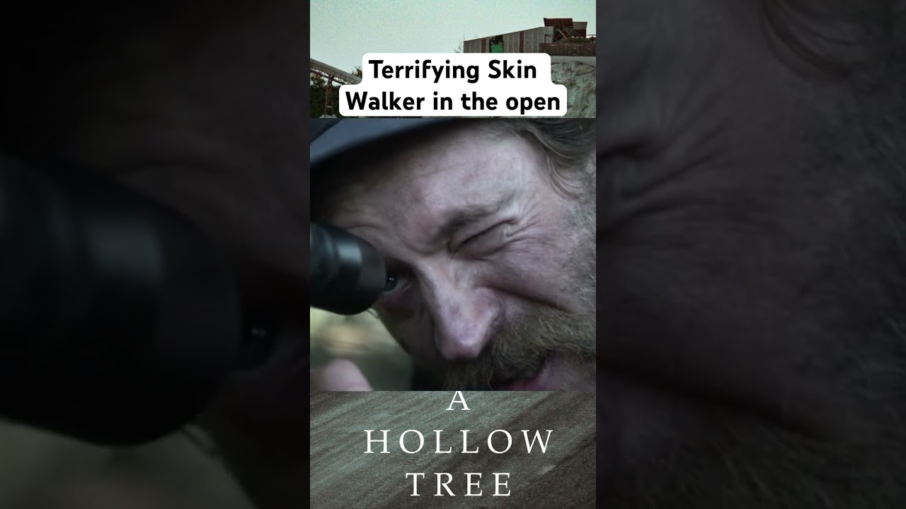 Terrifying skin walker screams in the open - A Hollow Tree (2023) #movies #creepy #shorts