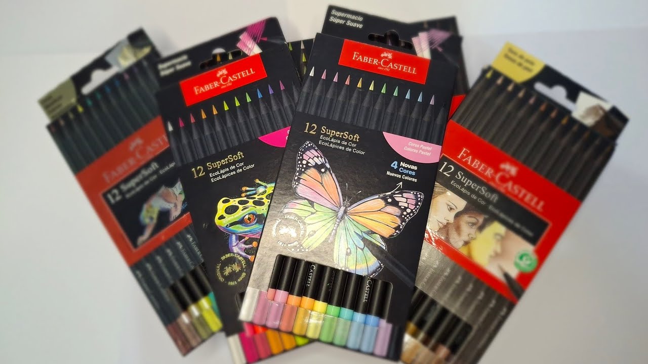 Super soft de cara e tons novos! Gostei? #fabercastell #supersoft #lapisdecor 