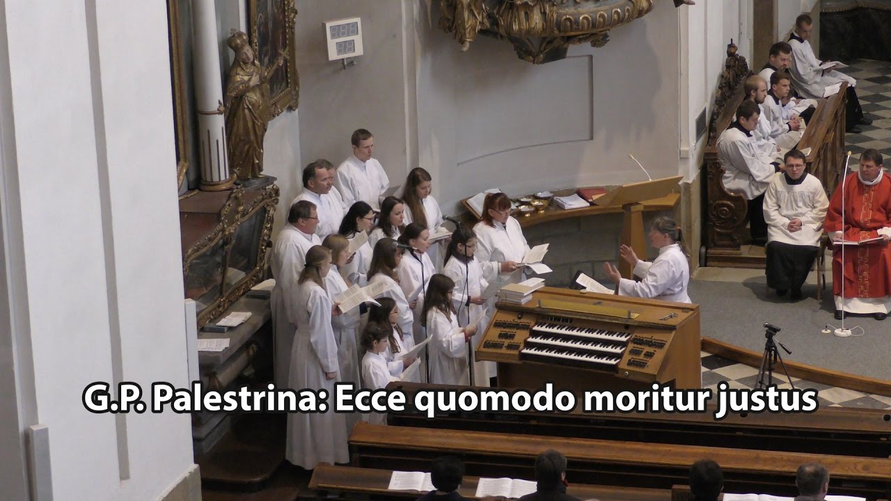 Cecilská hudební jednota - G. P. Palestrina: Ecce quomodo moritur justus