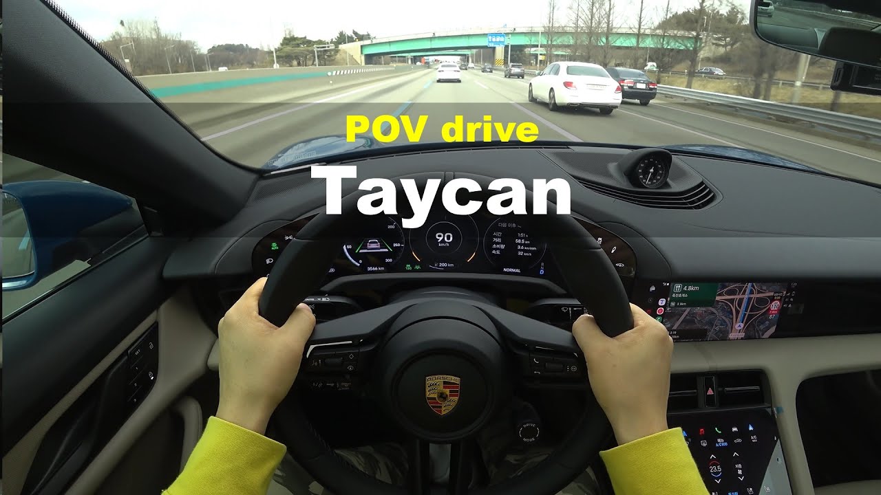 Porsche Taycan Base POV drive