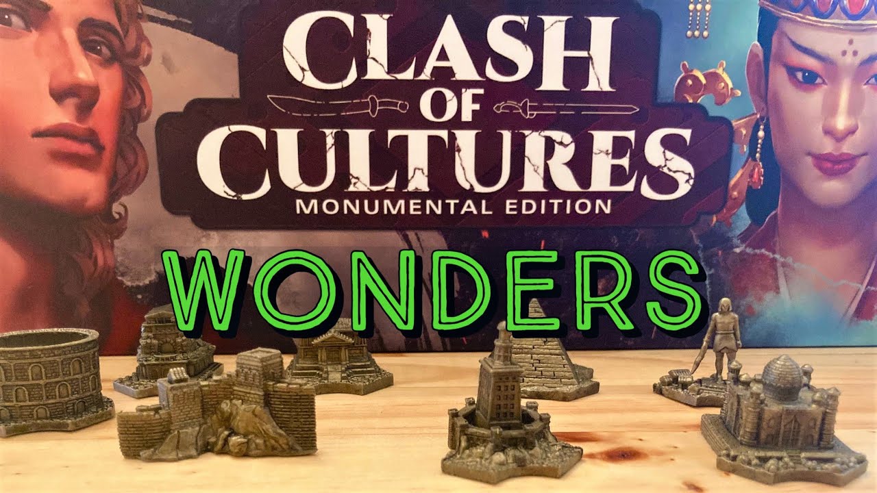 Clash Of Cultures: Monumental Edition Board Game | Wonders Overview