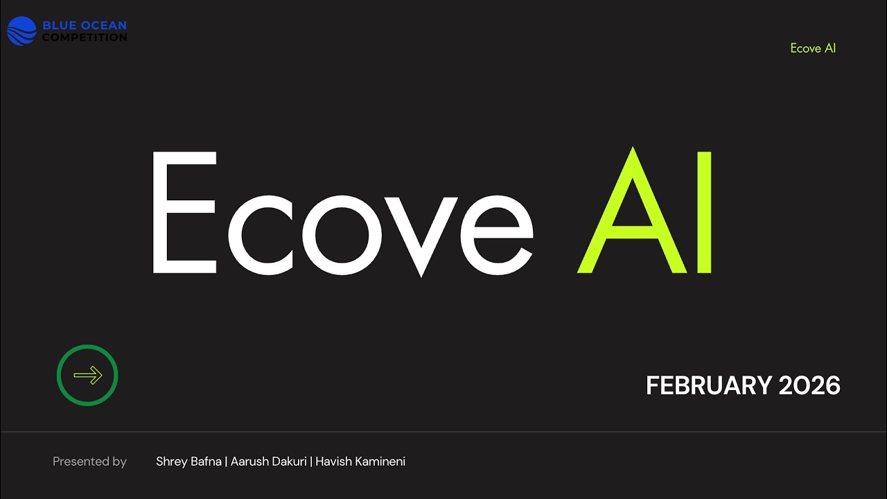 Ecove AI - Blue Ocean Competition 2025