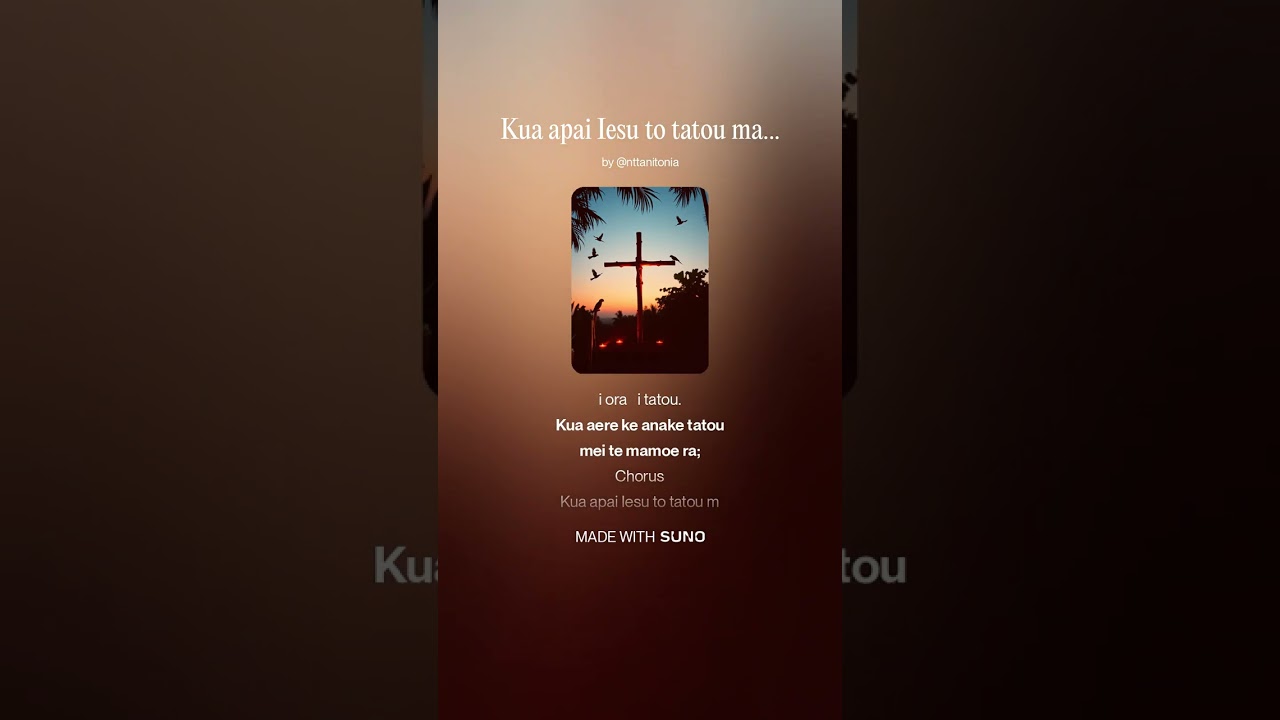 Kua apai Iesu to tatou mate