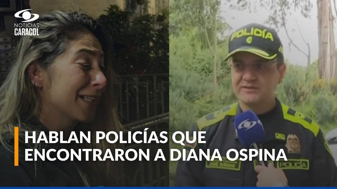 Emotivo momento cuando encontraron a Diana Ospina en medio de la lluvia en Choachí: 