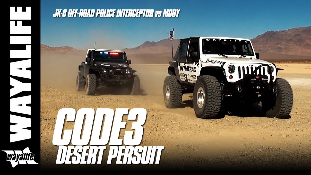 CODE 3 Desert Pursuit - JK-8 Off-Road Police Interceptor vs. Moby