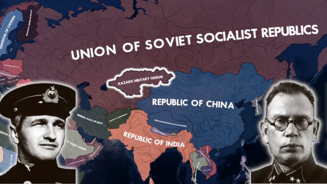 Kazakhstan Reunites the USSR - Thousand Week Reich hoi4 Timelapse