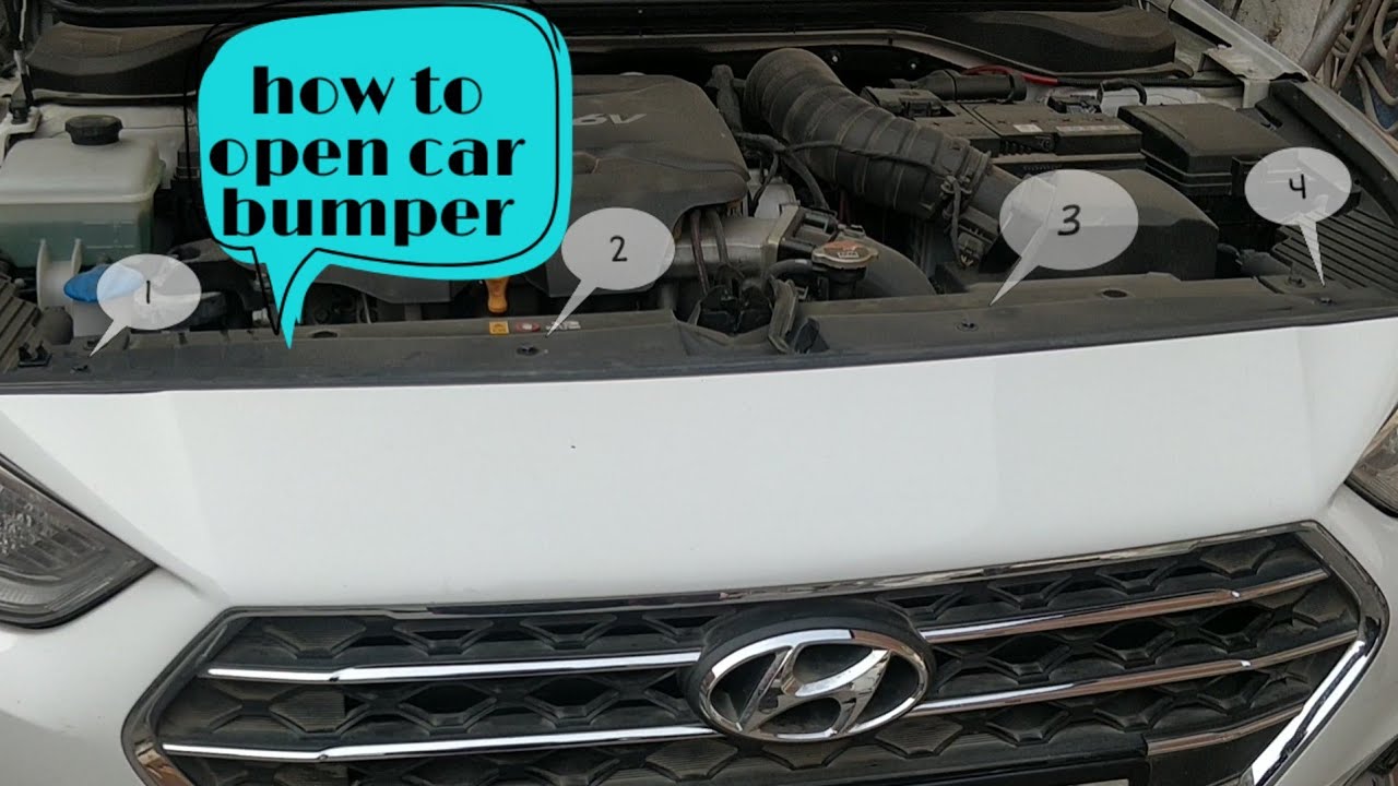 How to open Bumper of verna fluidic 2019 model