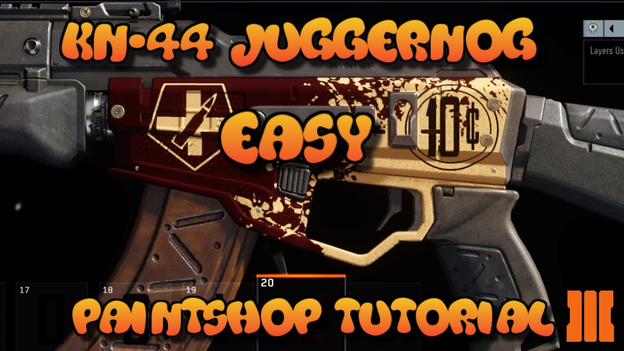 Easy KN-44 Juggernog Paintshop Tutorial w/ Albert Jnr