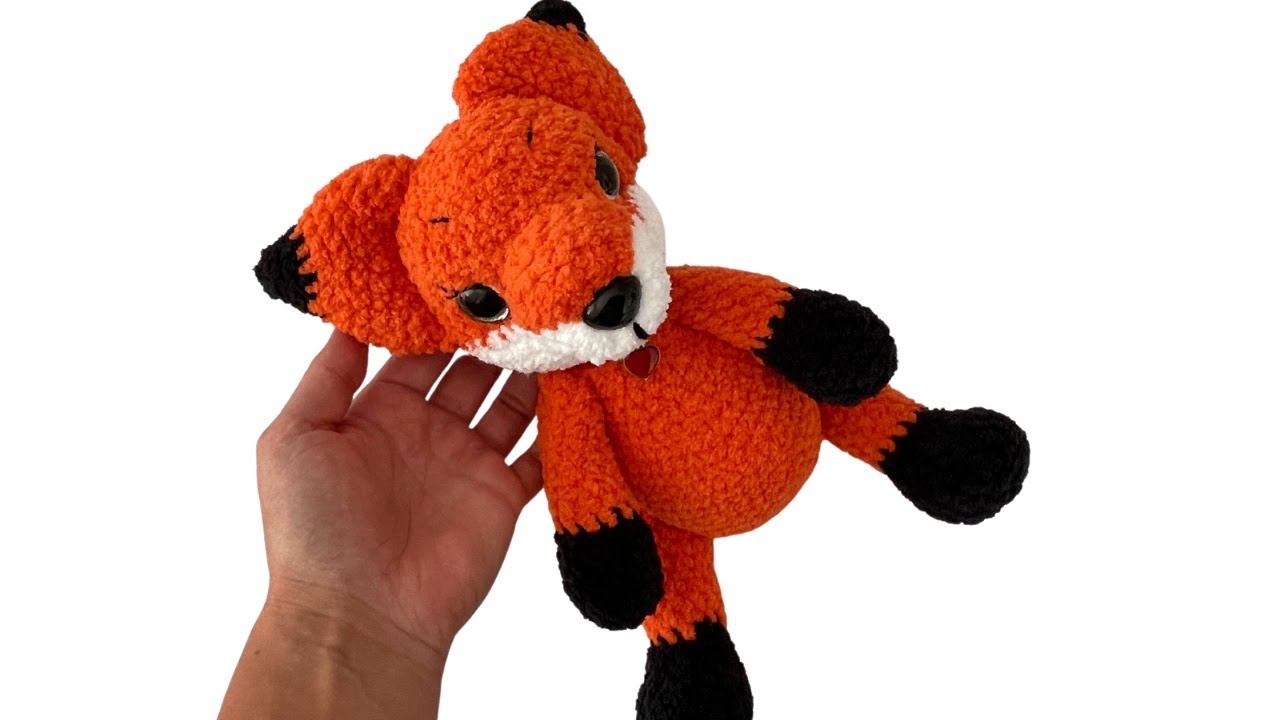 How to make a crochet fox - head