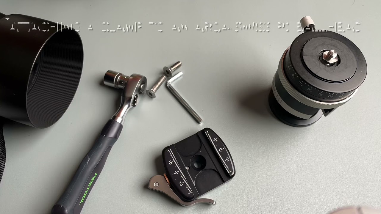 Attaching a Clamp to an Arca-Swiss P0 Ballhead