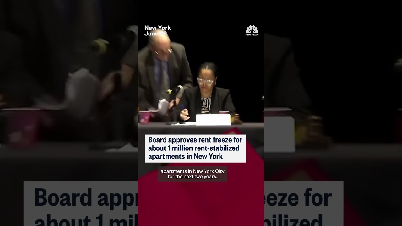 Rent freeze approved for some New York apartments