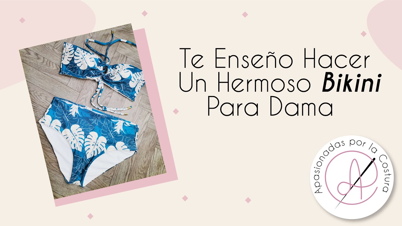 como hacer un bikini #apasionadasporlacostura #costurafacil #confeccion #costuraterapia #cursogratis