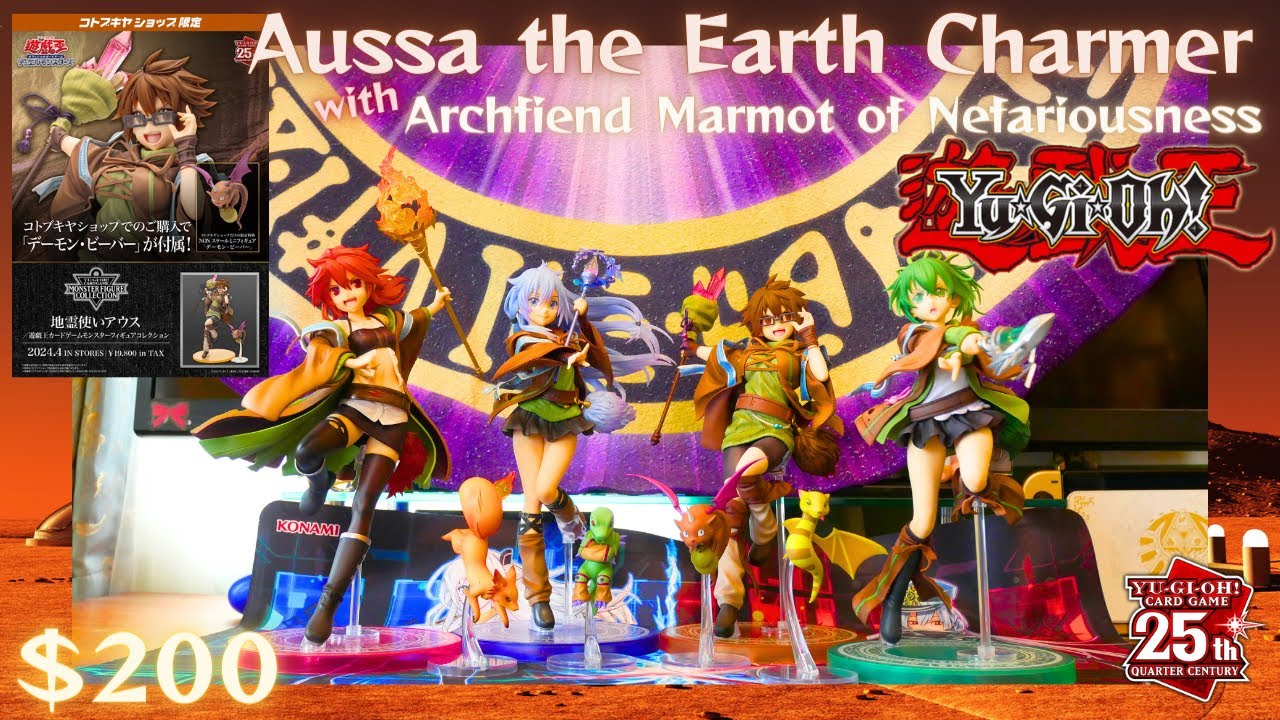 [Review] Aussa the Earth Charmer & Archfiend Marmot of Nefariousness KOTOBUKIYA Yu-Gi-Oh unbox