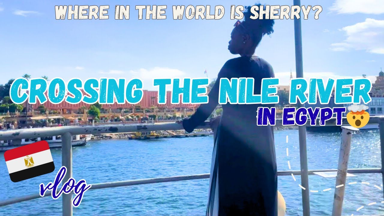 Taking the Ferry from Luxor’s West Bank to the East Bank 🇪🇬 | Life in Egypt 