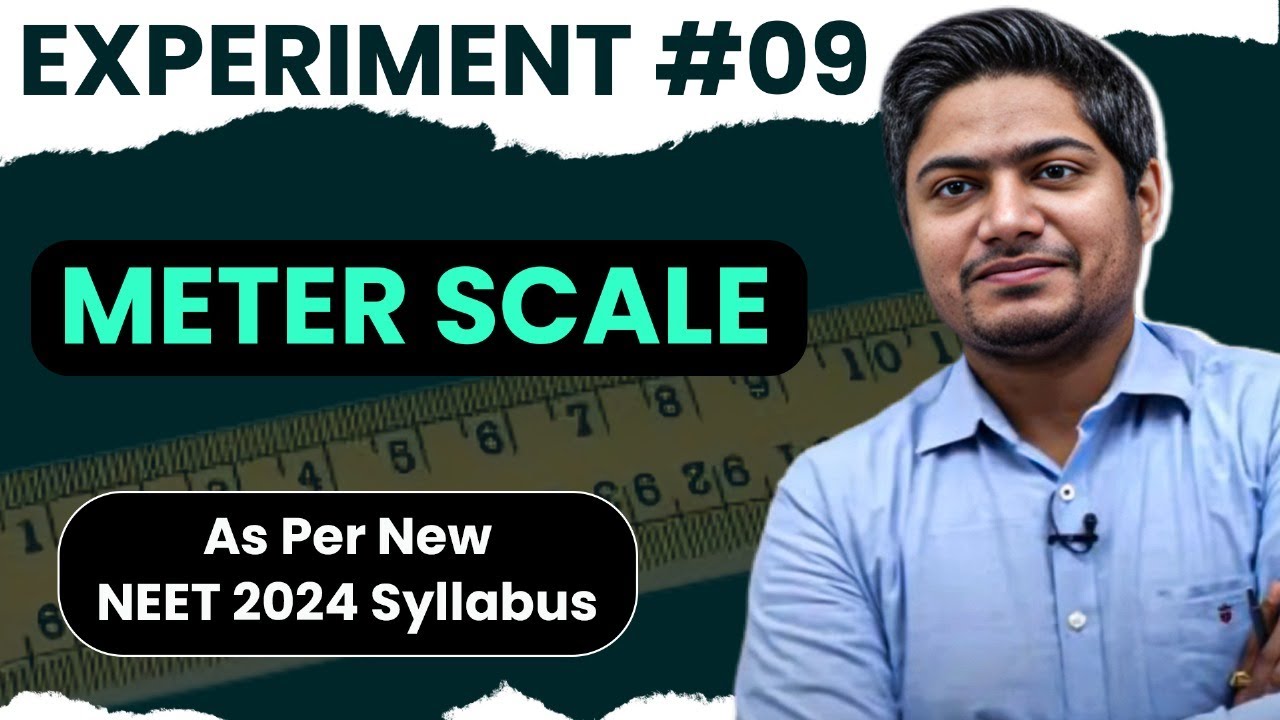 Video #9 - Practical Physics - Meter Scale - MCQs in Video Desc