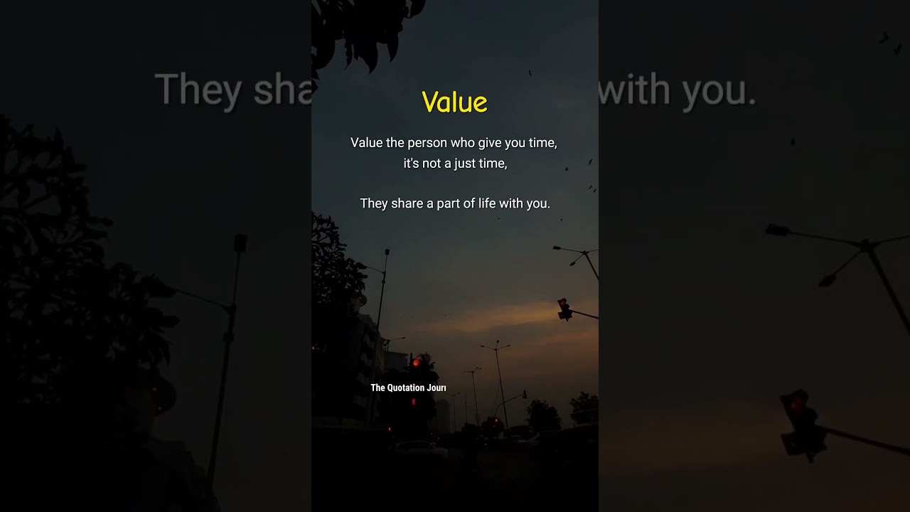 Value Time, Value People ⏳❤️ | True Connections#ValuePeople #TimeIsLife #Relationships