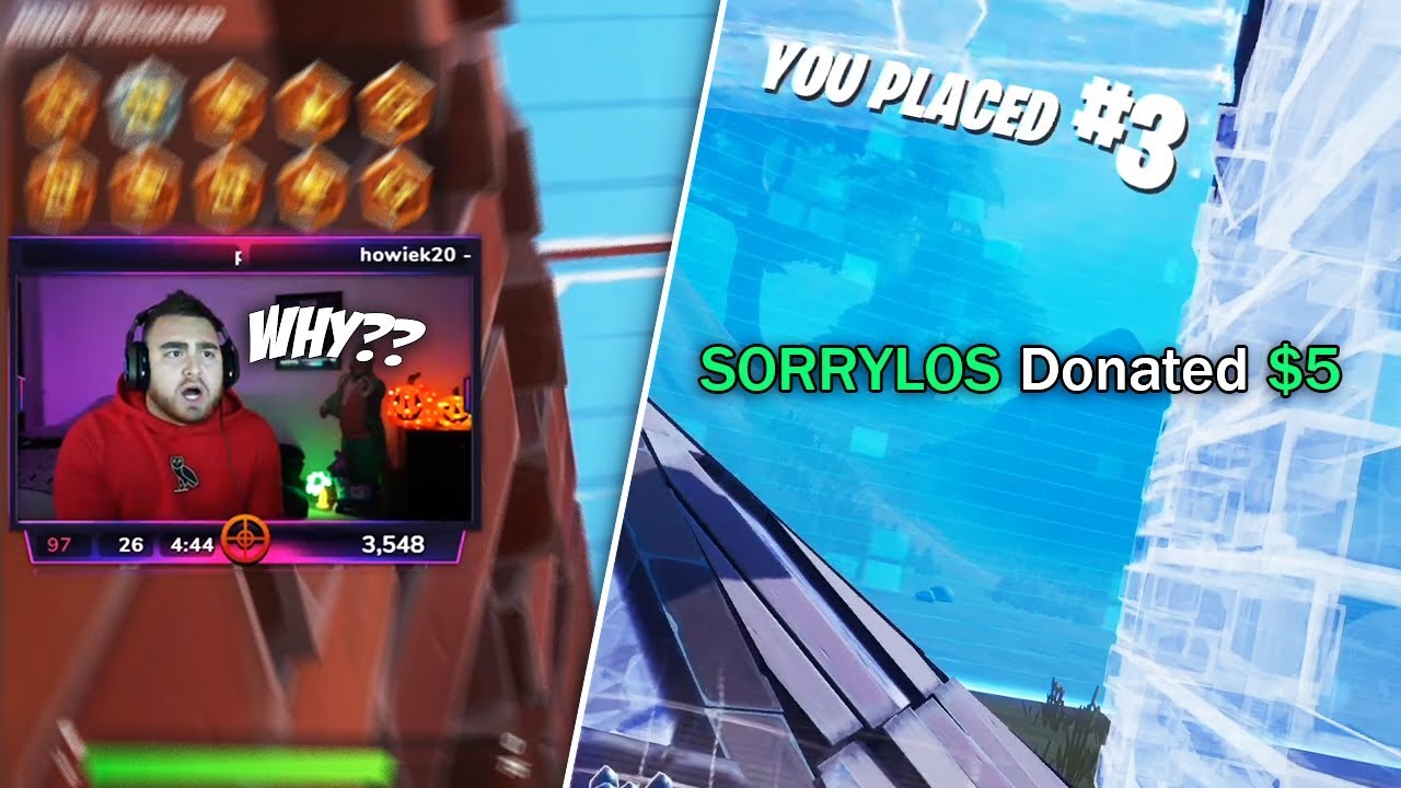 LosPollosTV подвергся саботажу со стороны ТРОЛЛЕЙ во время игры в Fortnite! (Уморительная ярость)