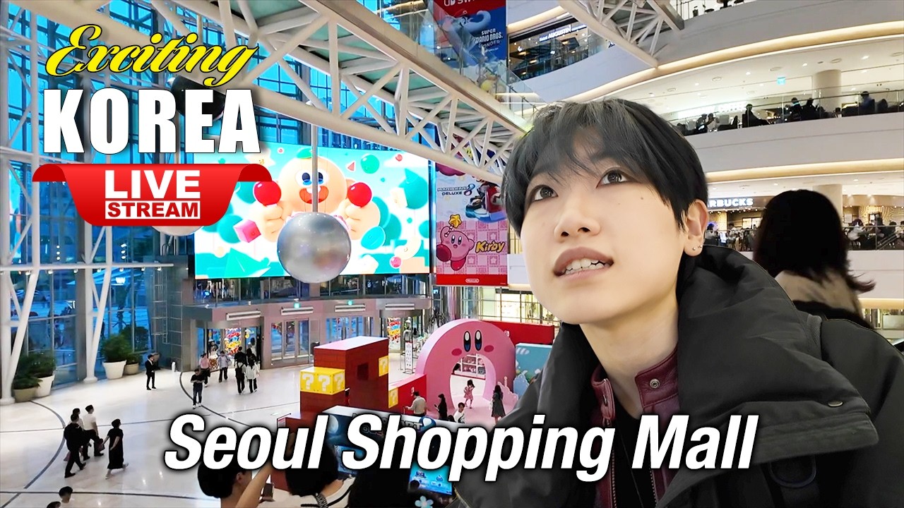 Seoul Korea Live 🇰🇷 Seoul Walk Tour | Korea Times Square Shopping Mall | Korean Food Street Vlog