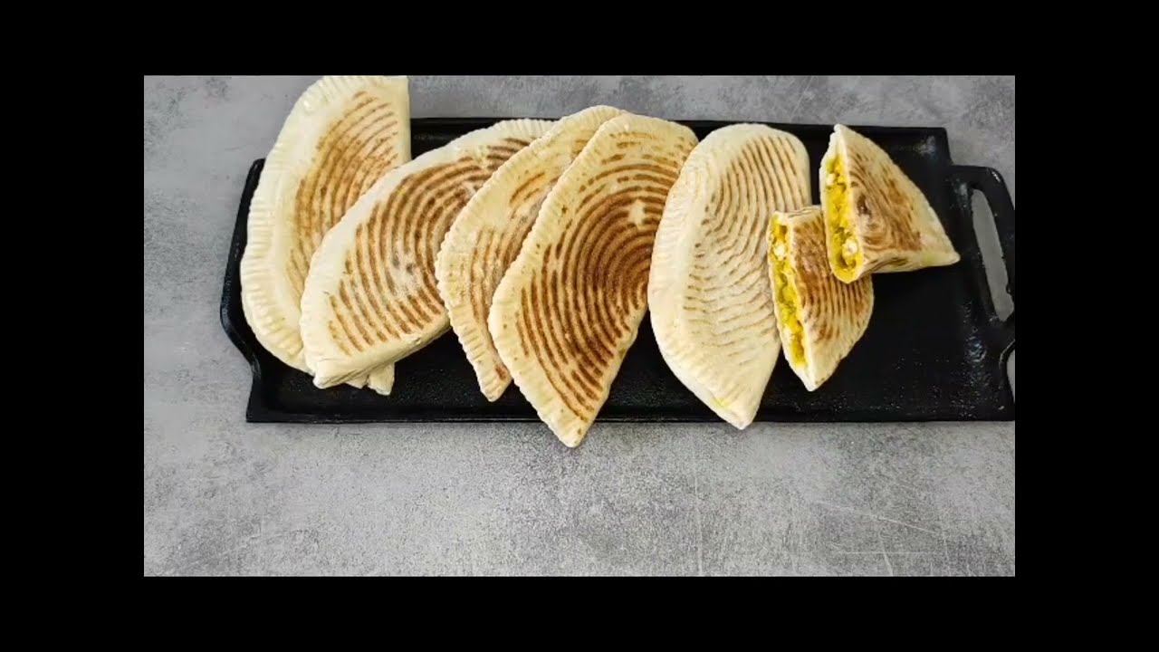 Crêpes turc farci  avec une pâte ultra moelleuse