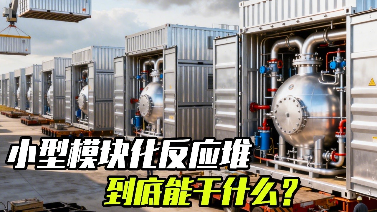 把核电站装进集装箱，小型模块化反应堆到底能干什么？ #知识前沿派对 #核电站 #核电