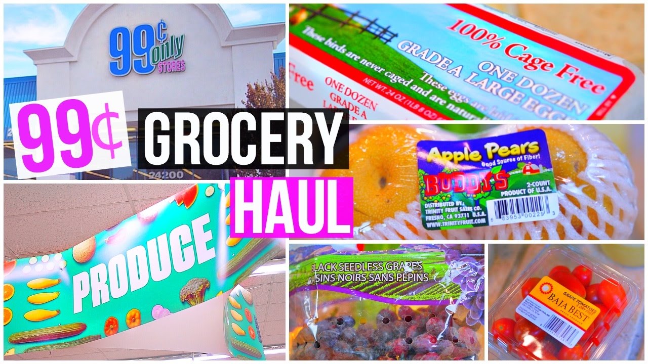 99 CENT STORE GROCERY HAUL