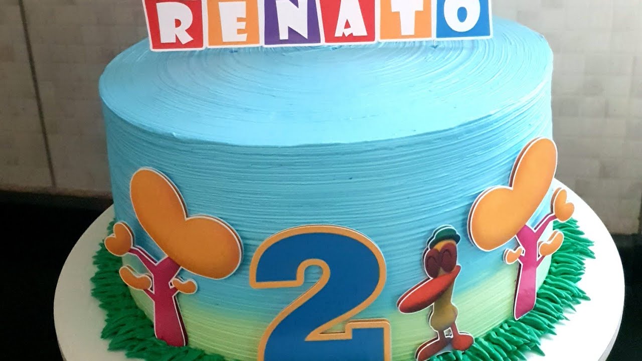 BOLO POCOYO | BICO 234 | ATELIÊ DOCE - LIDIANE OLIVEIRA