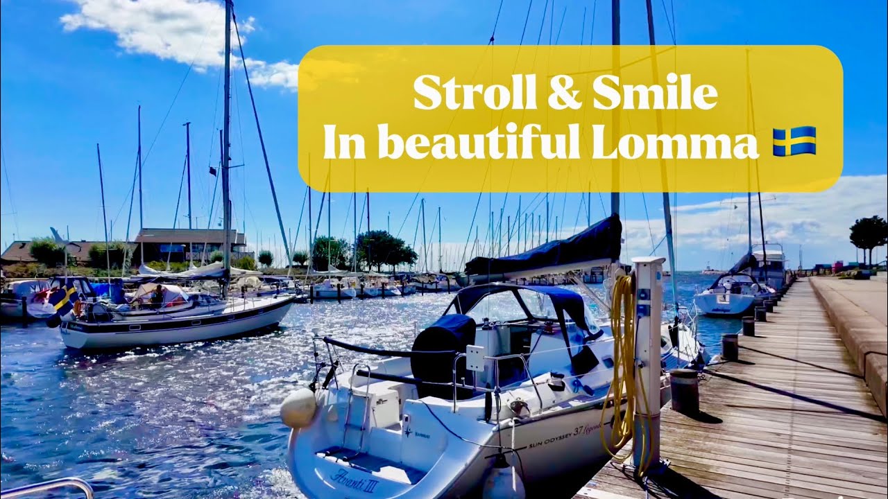 Stroll & Smile in Beautiful Lomma 🇸🇪