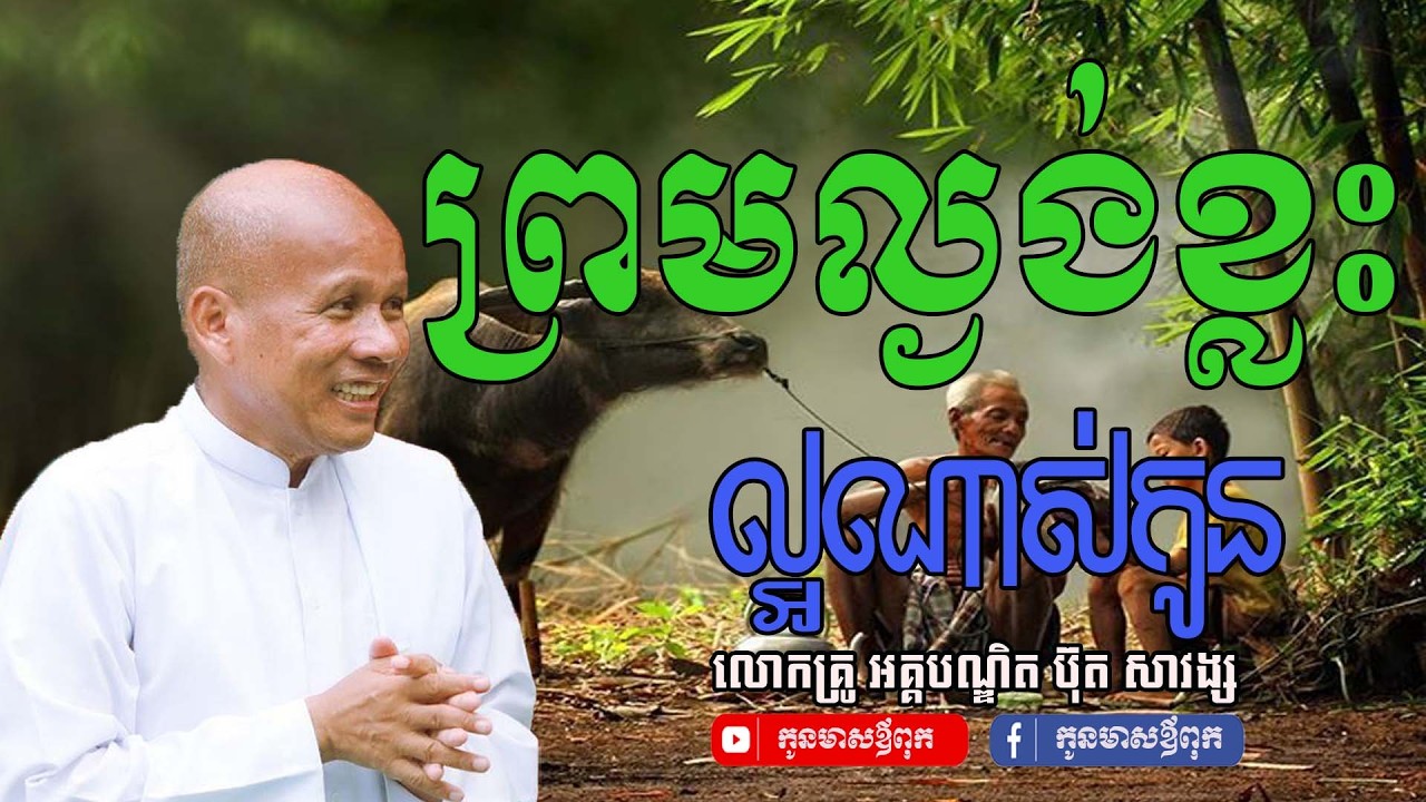 ព្រមល្ងង់ខ្លះល្អណាស់កូន |លោកគ្រូ អគ្គបណ្ឌិត ប៊ុត សាវង្ស