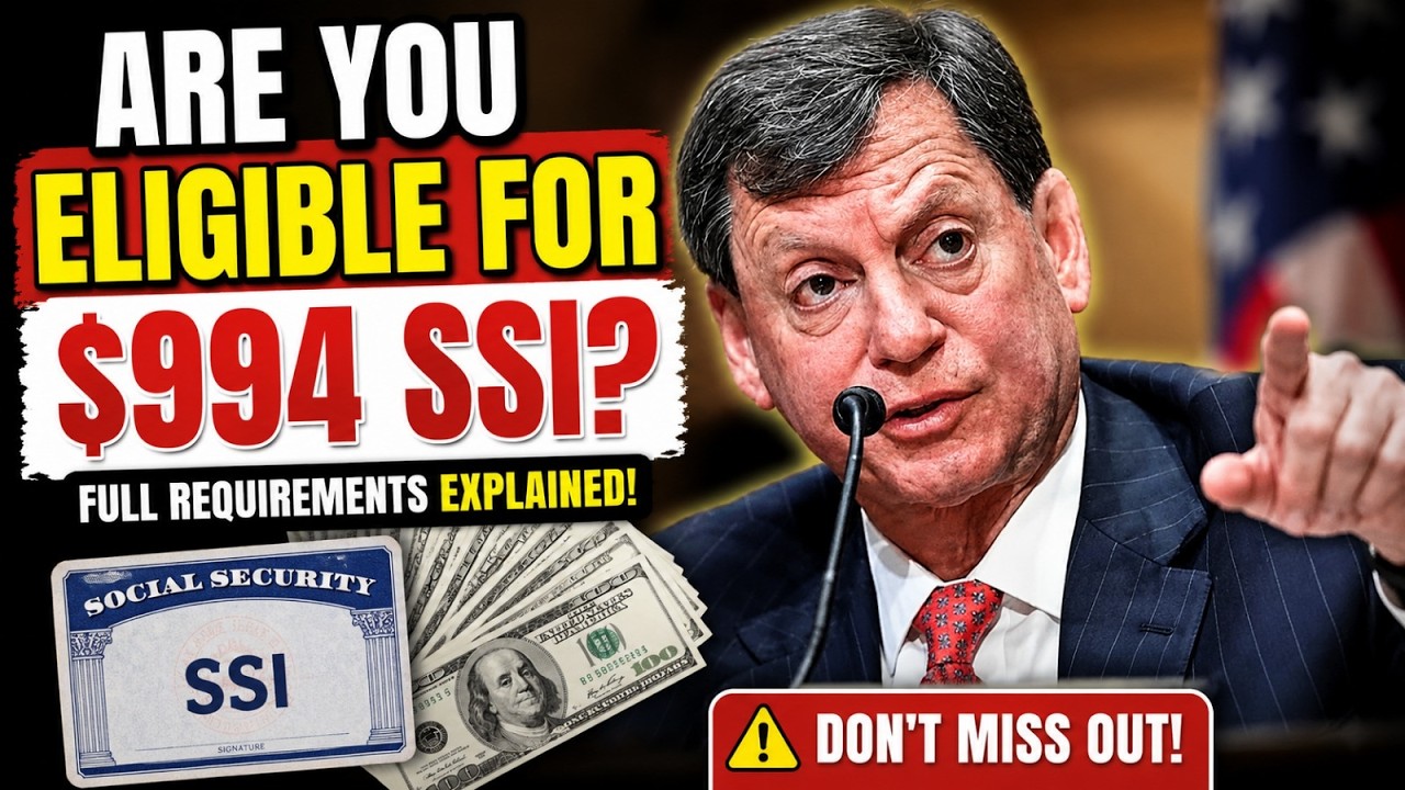 💸 Are You Eligible for $994 SSI? Full Requirements Explained!