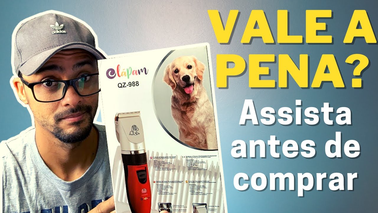 Maquina de Tosar Cães e Gatos | Realmente vale a Pena? | Clapam QZ-988