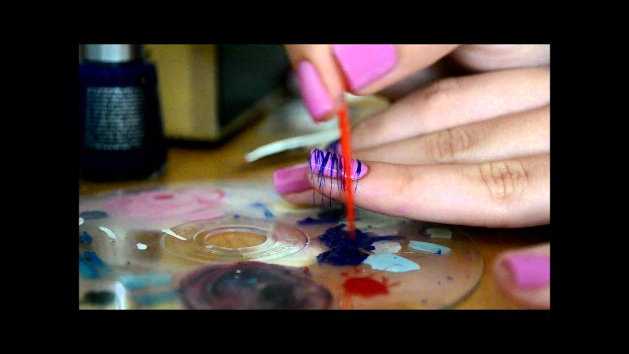 Spun Sugar Nail Art Tutorial
