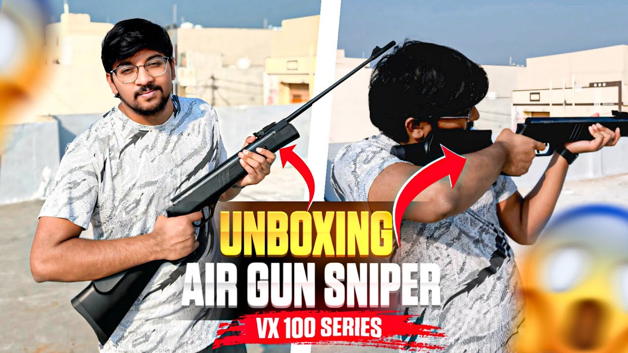 Unboxing My Air Gun Sniper VX 100 series 🔥and Testing 😮