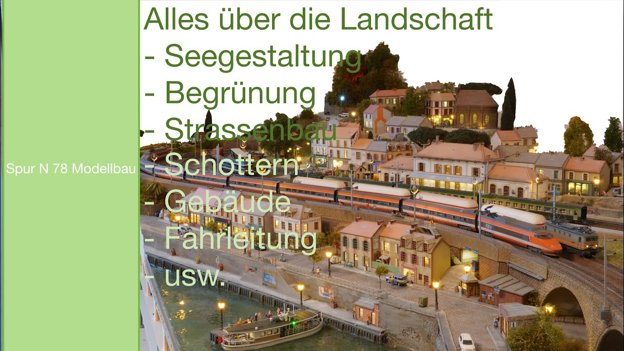 Alles zum Bau der Landschaft - Gestaltung meiner Modelleisenbahn in Spur N 1:160 (Baudokumentation)