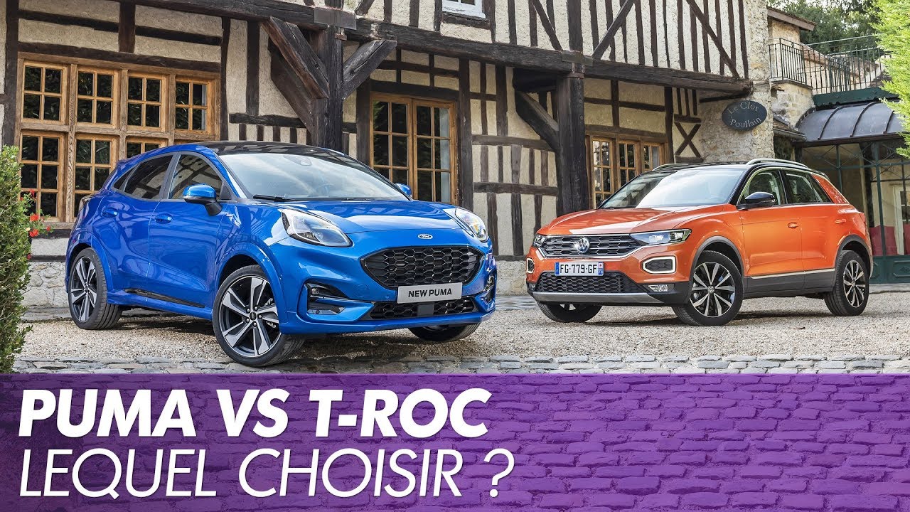 Ford Puma vs Volkswagen T-Roc : premier duel statique en vidéo