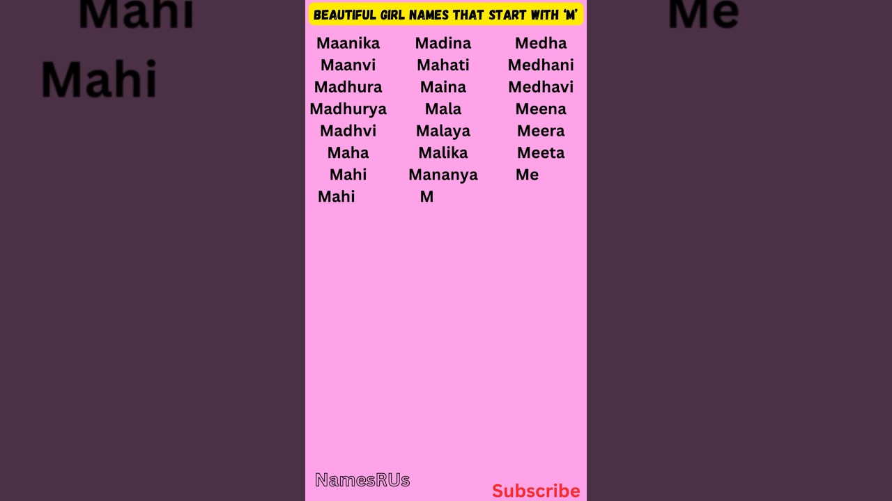 Beautiful Indian Baby Girl Names Starting With &ldquo;M&rdquo; 🇮🇳 👧 #shorts #babygirlnames #trending #latest