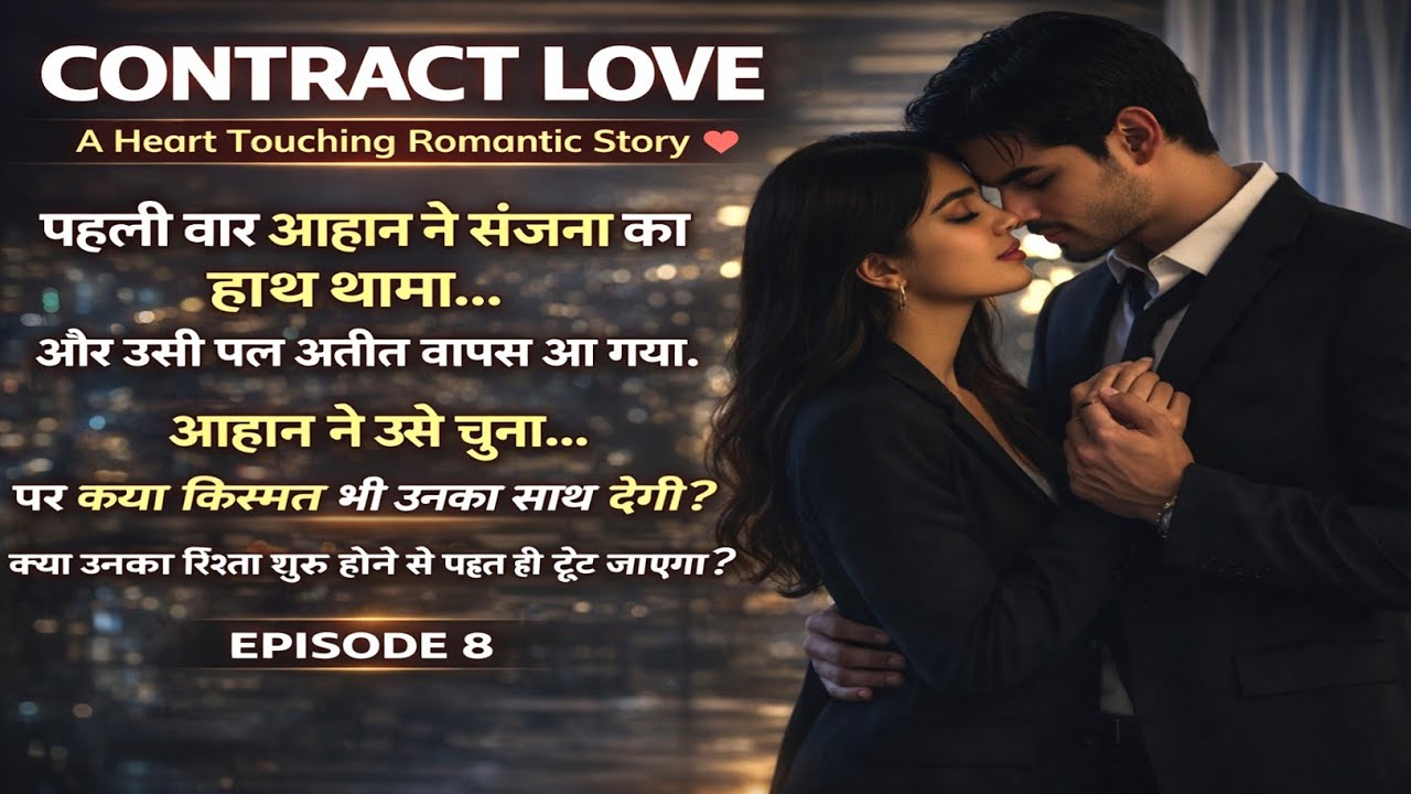 पहली बार आहान ने संजना का हाथ थामा… फिर अतीत लौटा 💔 | CONTRACT LOVE एपिसोड 8