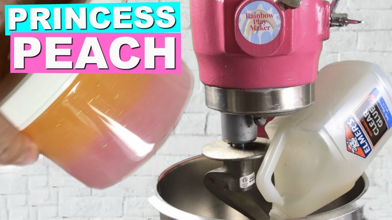 BIG BATCH OF SLIME // PRINCESS PEACH JELLY SLIME EXPOSED!
