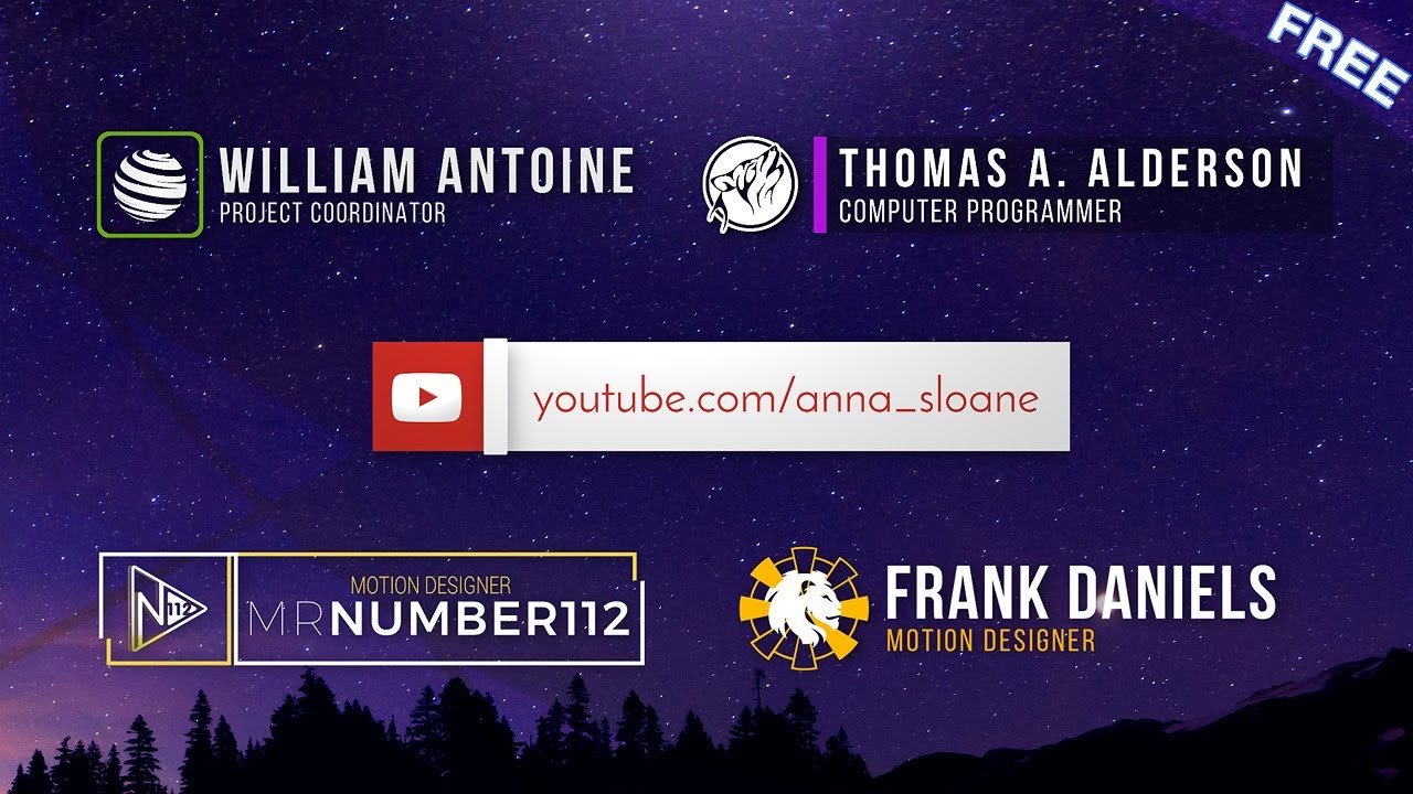 Free Download: Lower Thirds Templates ▶️ [Sony Vegas Pro] ✔️Full HD ✔️NO PLUGINS