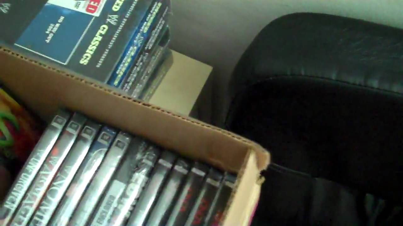 Huge WWE / TNA DVD Unboxing And WWE Bluray Pickup's