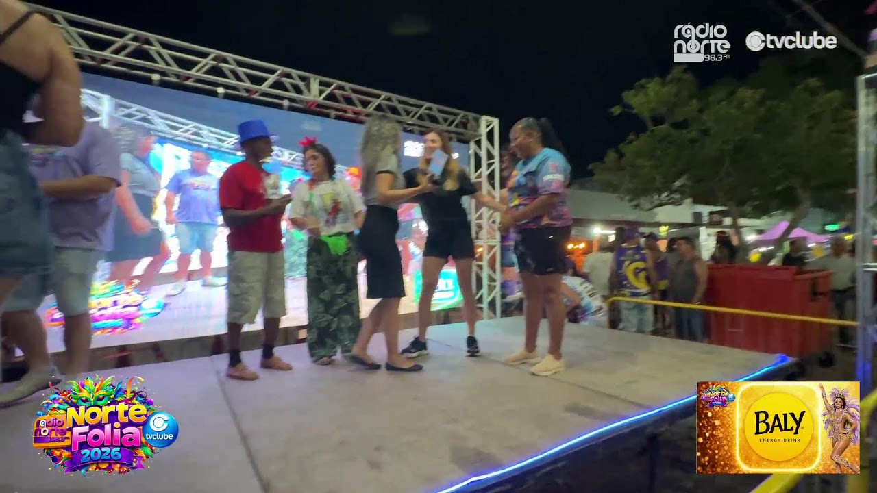 AO VIVO com o Bloco Juntos e Misturados - NORTE FOLIA Carnaval 2026 em São José do Norte