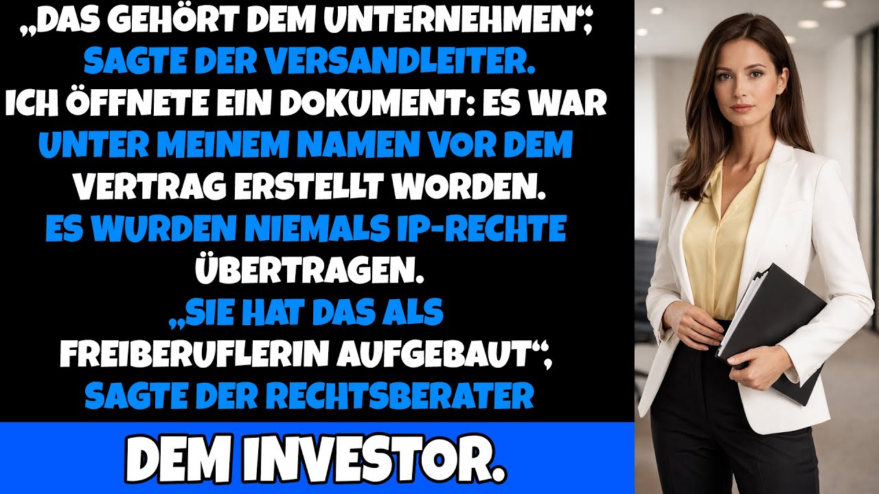 Sie wollten ihr System stehlen – doch sie hatte jeden Beweis.